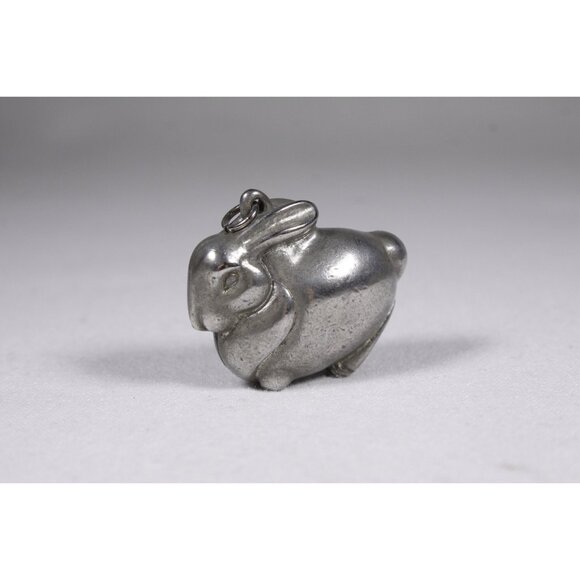 1970s Max Factor solid perfume bunny rabbit made in Thailand, bunny wish locket - Picture 2 of 10